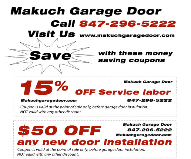 Coupon Makuch Garage Doors